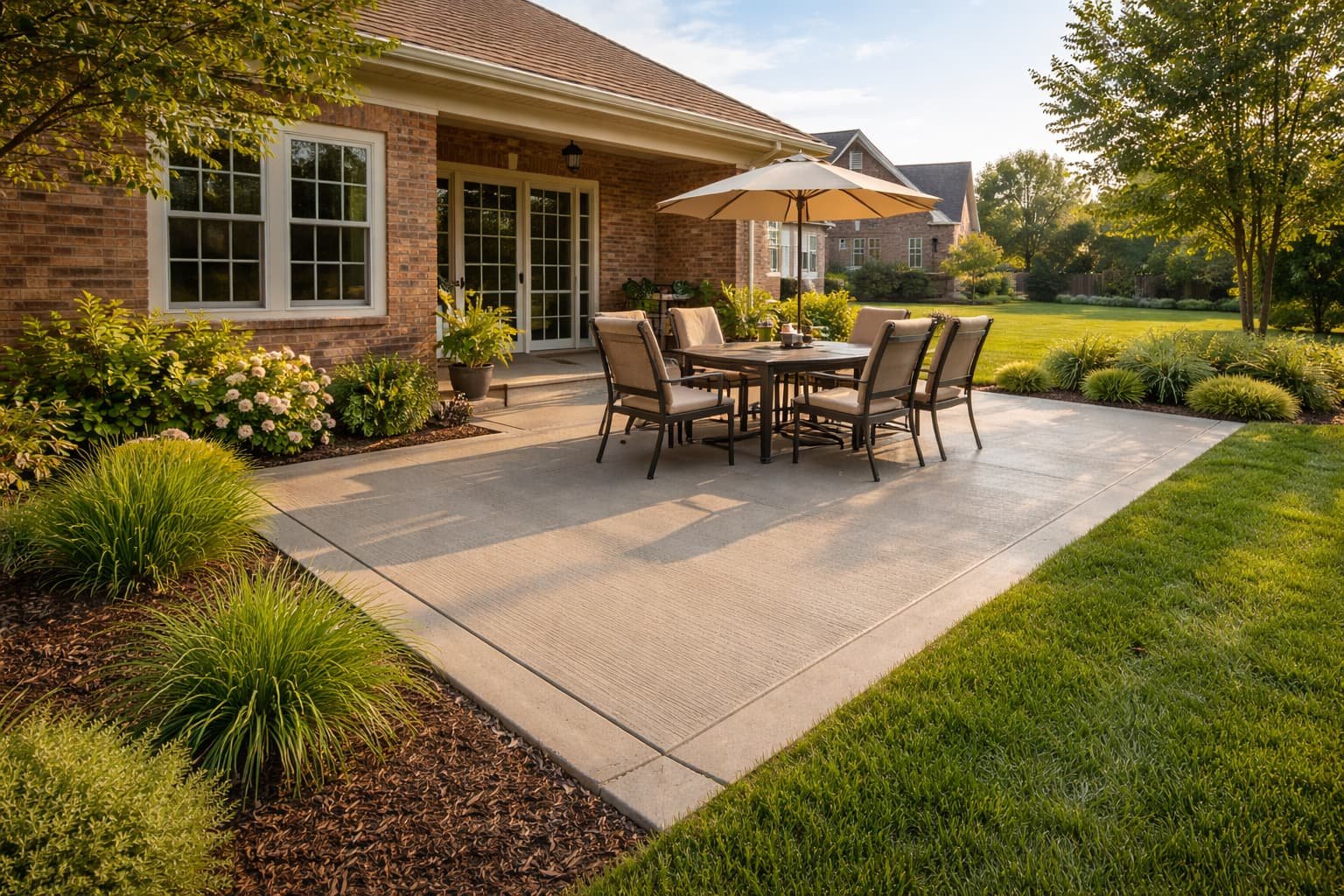 Concrete patio and walkway installation Bowling Green KY