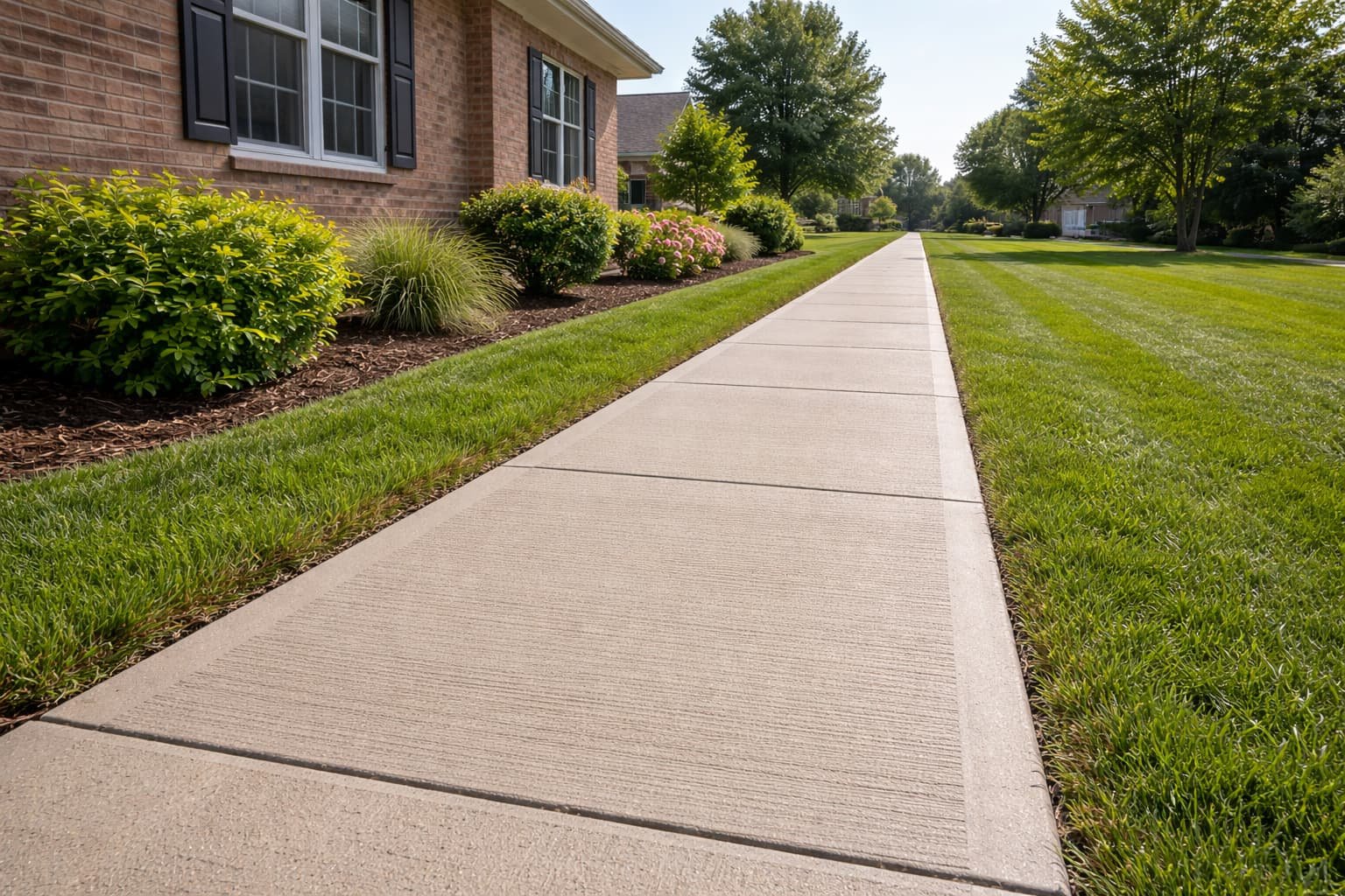 Concrete sidewalk installation Bowling Green KY